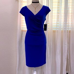 Lauren Ralph Lauren petite blue dress